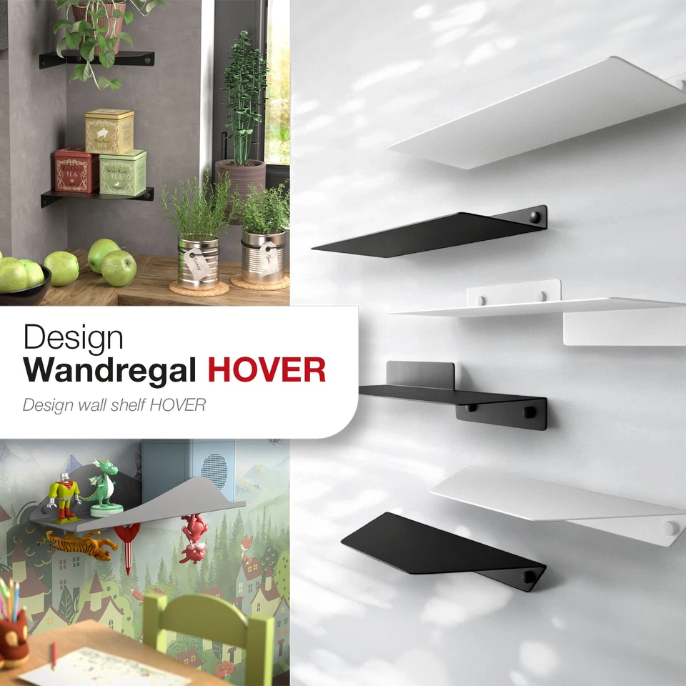 Wandregal Hängeboard HOVER Schwebeboard für Toniebox Regal für Küche Bad SOTECH - Bild 1 von 4