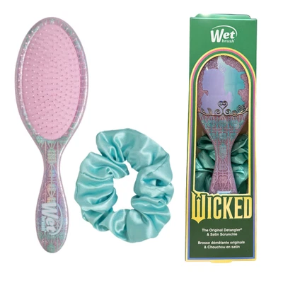 THE WET BRUSH Wet Brush Original Detangler Hair Brush & Satin Scrunchie Wicked Friendship