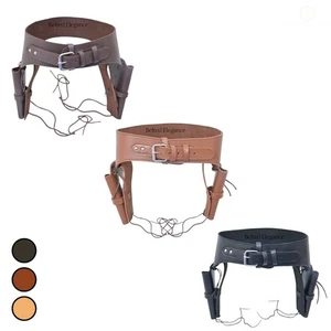 Cowboy Western Revolver Double Gun Holster Belt Black Brown Tan -.22 .38. 44 .45 - Picture 1 of 23