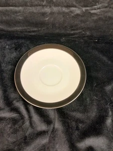 Carico Fine China Mystique Platinum Rimmed Saucer 7955 - Replacement Saucer - Picture 1 of 8