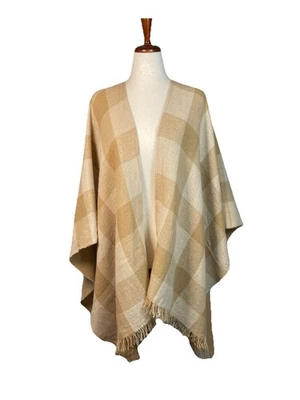 Brooks Brothers Franja Escocesa Lana Capa Bufanda Envoltura Hecho en Italia Cuadros Búfalo Foto 1 de 4