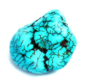 Blue Turquoise 48 Ct Natural Rough GGI Certified Loose Gemstone Best Offer - Picture 1 of 8