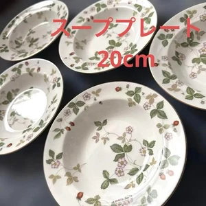 Juego de 5 platos de sopa de fresa silvestre Wedgwood 20 cm - Imagen 1 de 13