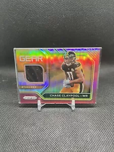 2020 Panini Prizm Chase Claypool Rookie Gear Pink Prizm Rookie Card RC #25 Mint - Picture 1 of 2