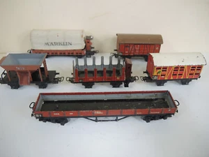Märklin Güterwagen Konvolut 322 366 367 372 381 386 391 ab 1950, auch Einzelne - Bild 1 von 24