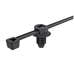 Hellermann Tyton T50RFT7 2-Piece Fixing Ties with Fir Tree & Disc 200 x 4.6mm | - Picture 1 of 4