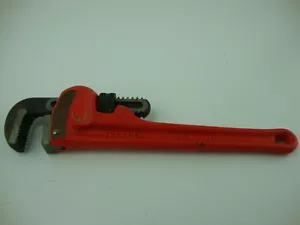 RIDGID Pipe Wrench 31010 Model 10" Heavy-Duty Straight, 10-inch Plumbing Wrench - Imagen 1 de 7