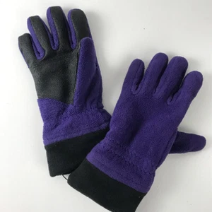 LL Bean Kids XL Purple Thick Fleece Winter Gloves With Grippy Palm - Picture 1 of 7