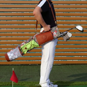 TOURBON Women Golf Clubs Bag Sunday Travel Golf Accessories Pouch Lightweight - Picture 1 of 24