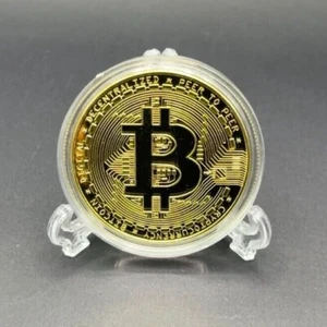 Krypto Münzen -NEU | BTC, ETH - Coin - Deko - Geschenk - Ethereum - Crypto - Bild 1 von 31