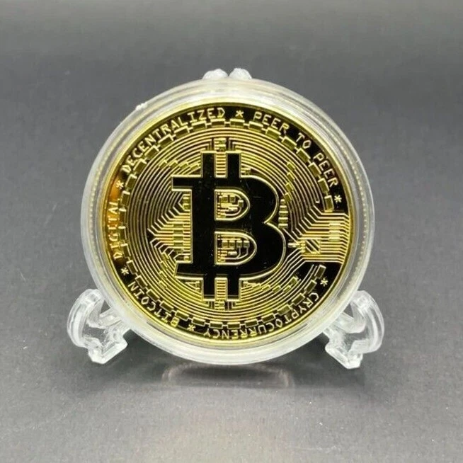 Krypto Münzen -NEU | BTC, ETH - Coin - Deko - Geschenk - Ethereum - Crypto - Bild 1 von 1