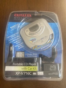 Aiwa XP-V716C Portable CD Player EASS w/ Car Kit - BRAND NEW SEALED - Picture 1 of 6