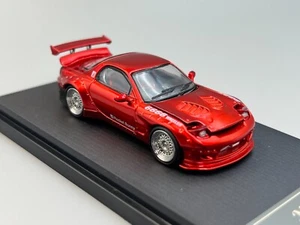 FD RX-7 Mazda RX-7 Pandem Rojo Metálico con Vitrina Escala 1/64 Master - Imagen 1 de 18