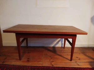 Eleganter, mehrfach verstellbarer Tisch des dänischen Designers Kai Kristiansen - Bild 1 von 6
