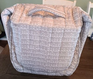 Baby Delight Snuggle Nest Portable Infant Bassinet Cradle Gray w Scribbles NICE! - Picture 1 of 19