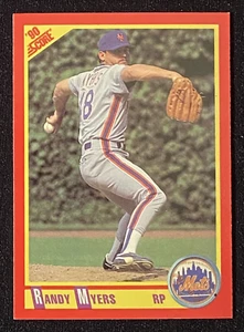 Tarjeta de béisbol Randy Myers 1990 MLB New York Mets Relief Pitcher PUNTUACIÓN #351 - Imagen 1 de 2