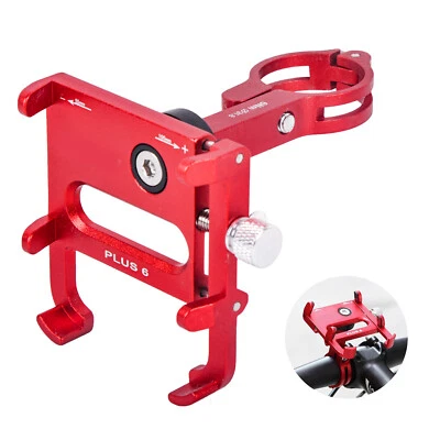 Soporte de montaje de aluminio 360° para teléfono móvil para motocicleta Foto 1 de 4