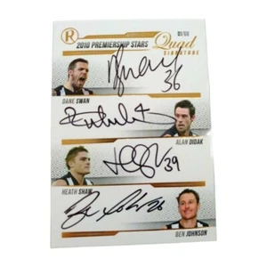 Aussie Rules - Collingwood 2010 Quad Signature Card (Sealed) ?/60 - Bild 1 von 2