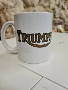Triumph Motorcycles logo cup mug perfect gift motorbike mechanic - Picture 1 of 5