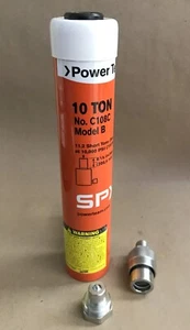 SPX Power Team C108C Single Act Cylinder 10 Ton INTERNAL RETURN SPRING AMERICAN - Picture 1 of 4