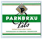 Vintage Parkbrau Pils German Beer Label Original S41E