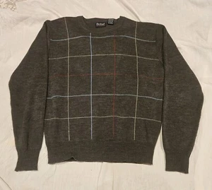 Par Four Sportswear Golf Style Soft Knit Sweater Grey Vintage size large - Picture 1 of 9