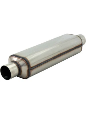 Flowmaster 2.50 Super Hp2 Muffler 304 Stainless 2.50 In/Out 18 Lon (12518304) - Image 1 of 4