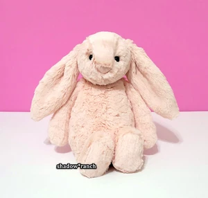 Jellycat ORIGINAL BASHFUL BLUSH BUNNY - Medium 12" - Authentic- New with Tags - Picture 1 of 5