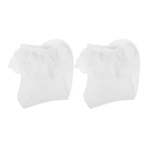Lace Princess Socks Woman Novelty for Women Frilled Ankle Ruffle - Picture 1 of 12
