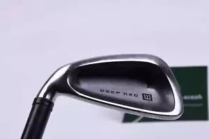 Left Hand Wilson Deep Red #4 Iron / 24 Degree / Regular Flex Fat Shaft Tri-Ply+ - Picture 1 of 6
