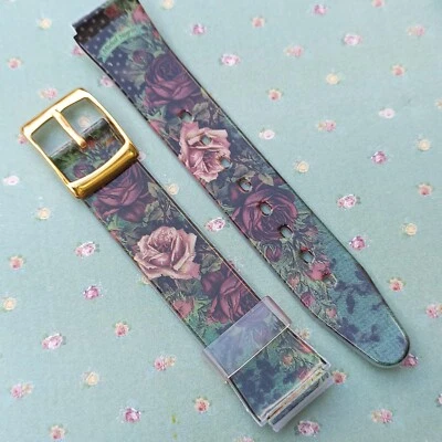 Reloj Pulsera Michal Negrin Correa Floral Rosas Victoriano Original Firmado Regalo Nuevo Foto 1 de 4