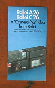 Folleto de ventas ROLLEI A26/C26/69535 - Imagen 1 de 1