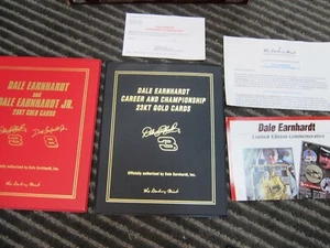 2 tarjetas de oro de 23 quilates Danbury Mint Dale Earnhardt/Jr, #3/#8 + #3, como nuevas - Imagen 1 de 3