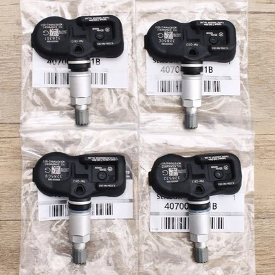 4PCS OEM TPMS 40700-JK01B Tire Pressure Sensor For Infiniti FX35 FX45 FX50 G35 - Imagem 1 de 4