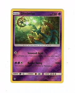 Dhelmise 98/236 Sm-Cosmic Eclipse Reverse Holo - Tarjeta Pokémon - Imagen 1 de 2