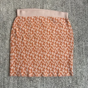 MAEVE by Anthropologie Damen Rock 2XL XXL Pfirsich Koralle Stretchig - Bild 1 von 7