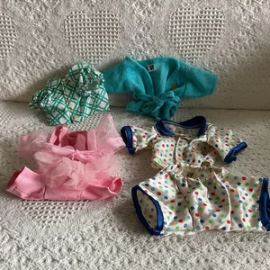 Webkinz Clothing Polka Dot PJs Dance Set Bathrobe Shirt Vest Hoodie - Picture 1 of 10