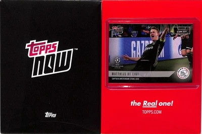 2018-19 TOPPS NOW UEFA #44 - Matthijs de Ligt - Ajax - PR 74 - Image 1 of 2