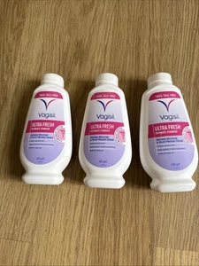 3 X VAGISIL ULTRA FRESH INTIMATE POWDER - 100G - Picture 1 of 7