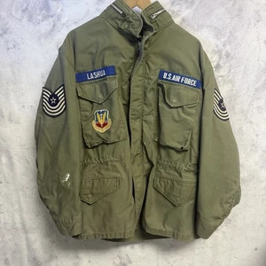Vintage OG-107 M-65 USAF Coat Mens Large Short Air Force Jacket - Picture 1 of 16