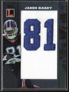 James Hardy 2008 Topps Letterman #JNP-JH 18/25 Patches Jersey Number Bills - Picture 1 of 2
