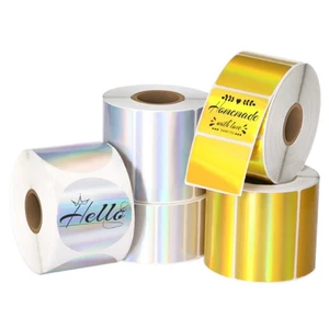 40x30mm Rechteckiges Etikett Thermisch Etikettenrolle Neu Druckerpapier - Photo 1/14