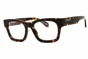OFF WHITE STYLE 78 OERJ078C99PLA0016E00 Eyeglasses Havana Frame 52mm - Picture 1 of 4