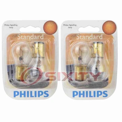 2 bombillas de estacionamiento Philips para Lincoln 66H Series 76H Series 876H qu Foto 1 de 4