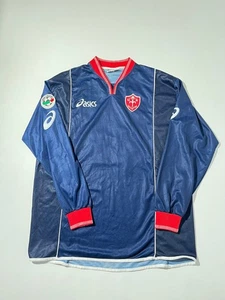 camiseta fútbol TRIESTINA (italia) manga larga matchworn ASICS 2002 #27 GUBELLIN - Picture 1 of 5