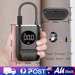 150PSI Portable Air Pump Tire Inflator Electric Bike Pump Mini Wireless Air Pump - Picture 1 of 12