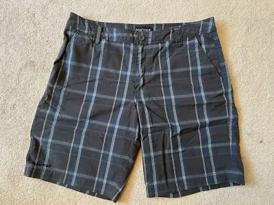 PANTALONES CORTOS - Marmot - Gris/Azul a Cuadros - Informales - Para Hombre - Talla 36 Foto 1 de 4