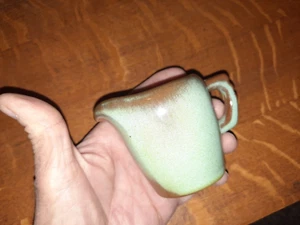 Frankoma Plainsman Green 3" Creamer, #5 - Picture 1 of 6