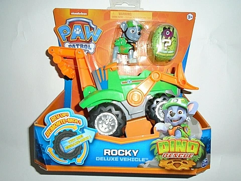 Nickelodeon Paw Patrol Rocky Deluxe Vehicle - Dino Rescue "NEW" Cover