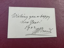 Autograph Marianne Brandt Austrian Opera Singer 1902 signed greeting card